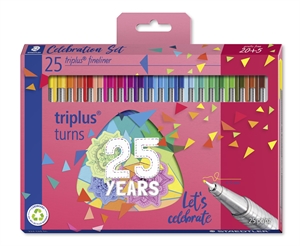 Staedtler Fineliner Triplus 0,3 mm 25 vuotta perse (20+5)